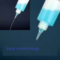 10Pcs 30-100ml Empty Plastic Glue Bottles PE Material with Screw Lids Squeeze Liquid Drop Bottles For Ink Oil Pigment Container