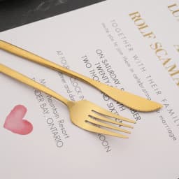 6Pcs Mirror Dinner Forks Cutlery Gold Stainless Steel Fork Flatware Kitchen Silverware Western Dinnerware Restaurant Fork Set