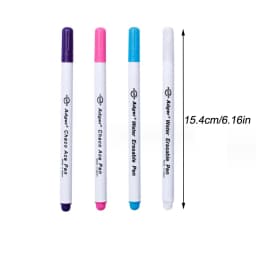 Erasable Fabric Marker Pen for Cross-Stitch Sewing Tools – Can Be Used with Water-Soluble Ink Pens for Embroidery