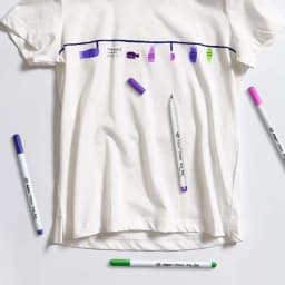 Erasable Fabric Marker Pen for Cross-Stitch Sewing Tools – Can Be Used with Water-Soluble Ink Pens for Embroidery