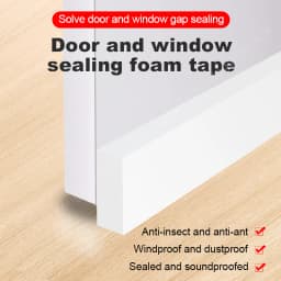 EVA Single Side Foam Sponge Foam Tape EVA Tape Adhesive for Wall Tile Edges, Kitchen Backsplash, Floor, Mirror Frame Decor