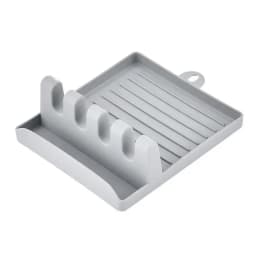 Pan Lid Holder Supports Spoons Pot Cover Rests Spatula Stand For Kitchen Convenience Utensils Tools Accessories Cooker Organizer