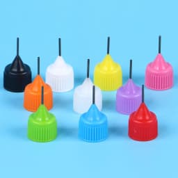 Precision Tip Applicator Bottle 10ml 4 Needle Tip Squeeze Bottles and 10 Tips for Acrylic Painting DIY Quilling Paper Craft
