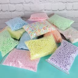Multicolor Polystyrene Styrofoam Foam Beads Colorful Mini Ball Filler Box Bottle Crafts DIY Decoration