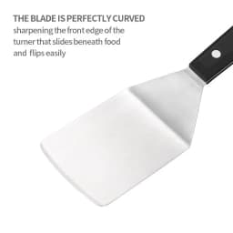 stainless steel Griddle spatula turner pancake Hamburger Smasher Turner Scraper lasagna turner server
