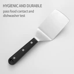 stainless steel Griddle spatula turner pancake Hamburger Smasher Turner Scraper lasagna turner server