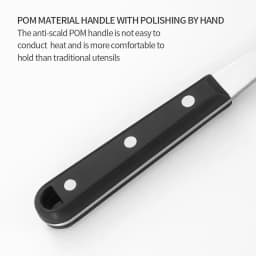 stainless steel Griddle spatula turner pancake Hamburger Smasher Turner Scraper lasagna turner server