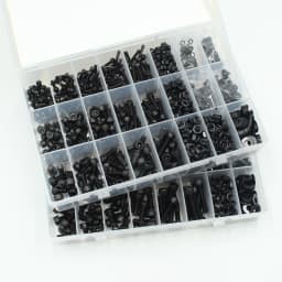 2500 Hexagon Allen Hex Socket Cup Head Screw Bolt M2 M2.5 M3 M4 M5 M6 Black 12.9 Grade Carbon Steel Bolts Nut Washer Assortment