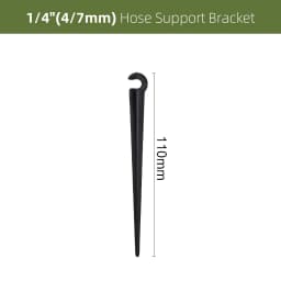 10-1000PCS Garden Water Connector Drip Irrigation for 1/4'' Tubing Hose Accessories Joint Barbed Tees Cross Eng Plug Adaptors