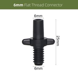 10-1000PCS Garden Water Connector Drip Irrigation for 1/4'' Tubing Hose Accessories Joint Barbed Tees Cross Eng Plug Adaptors