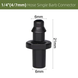 10-1000PCS Garden Water Connector Drip Irrigation for 1/4'' Tubing Hose Accessories Joint Barbed Tees Cross Eng Plug Adaptors