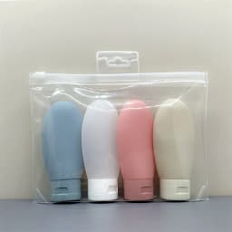 3/4Pcs/Set 30/60/100ml Soft Lotion Refillable Bottle Portable Travel Shampoo Bottle Empty Container Squeeze Tube Empty Bottling