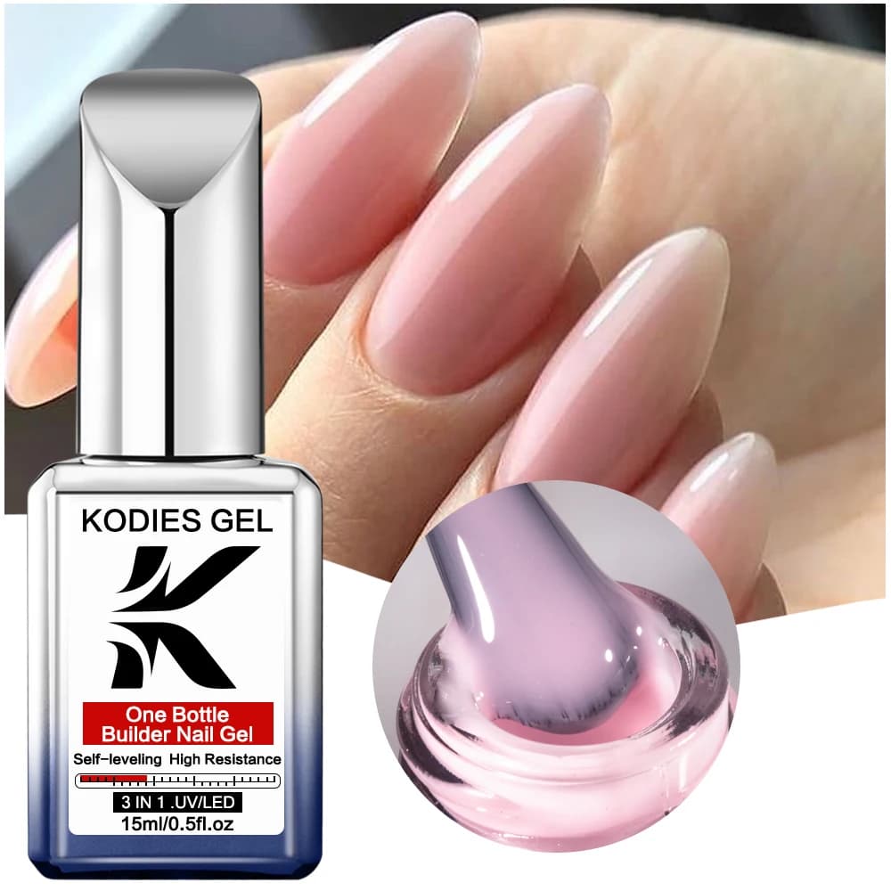 KODIES GEL 10 Colors Builder Nail Gel Polish 15ML Self Leveling Construction Gel Varnish Vernis Semi Permanent UV Extention Gels