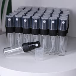 50/batch 3ml High Quality Clear Glass Perfume Bottle Ultra Fine Mist Moisturizing Spray Bottle Mini Cologne Perfume Bottle