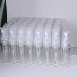 50/batch 3ml High Quality Clear Glass Perfume Bottle Ultra Fine Mist Moisturizing Spray Bottle Mini Cologne Perfume Bottle