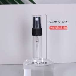 50/batch 3ml High Quality Clear Glass Perfume Bottle Ultra Fine Mist Moisturizing Spray Bottle Mini Cologne Perfume Bottle