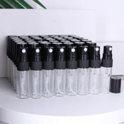 50/batch 3ml High Quality Clear Glass Perfume Bottle Ultra Fine Mist Moisturizing Spray Bottle Mini Cologne Perfume Bottle