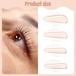 Libeauty V Curl Glue Free Silicone Eyelash Perm Pads Super Sticky Lash Lift Shield Lifting 3D Eyelash Curler Accessories Tools