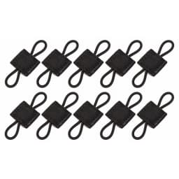 10pcs MOLLE Elastic Nylon Webbing Ribbon Buckle Outdoor Hiking Hunting Backpack Vest PTT Antenna Stick Pipe Binding Retainer