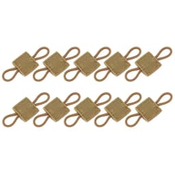 10pcs MOLLE Elastic Nylon Webbing Ribbon Buckle Outdoor Hiking Hunting Backpack Vest PTT Antenna Stick Pipe Binding Retainer