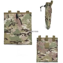Tactical Molle Dump Magazine Pouch Mag Drop Pouches Hunting CS Gun Ammo EDC Bag Recycling Storage Bag