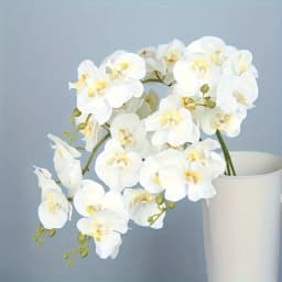 2Pcs 9-Head Flowers 38inch Artificial Butterfly Orchid Bouquet Artificial Flowers for Wedding Decoration Home Garden Room Decor