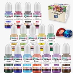 A Set Ink Alcohol Resin Pigment Sleeve Candle Dye Pigment Liquid Colorant Dye Ink Diffusion For UV Epoxy DIY Jewelry Handicrafts