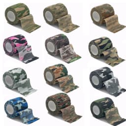 1 Roll 5*450cm Disposable Self-adhesive Flex Elastic Camouflage Bandage Tattoo Handle Grip Tube Wrap Elbow Stick Motion Tape