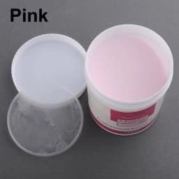 120ML 4.23 OZ Acrylic Nail Powder Pink Clear & White Acrylic Crystal Powder Odor-Free Bubble-Free No Need Nail Lamp Long-Lasting
