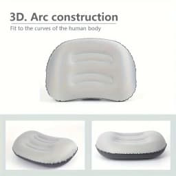 Camping Pillow with Ultralight Inflatable Pillow for Neck Lumbar Support Upgrade Backpacking Pillow