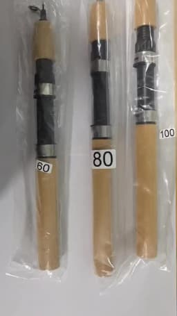 WEIHE  0.6m 0.8m 1m Fishing Tackle Carbon Mini Winter Ice Fishing Shrimp Rod