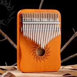 Hluru 17 21 Keys Kalimba Finger Piano Kalimba Thumb Piano Keyboard Musical Instrument Mbira for Beginner Music Lover Gifts