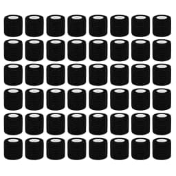 5/10/15/20 Black Tattoo Grip Bandage Cover Wraps Tapes Nonwoven Waterproof Self Adhesive Finger Protection Tattoo Accessories