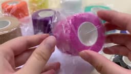 5/10/15/20 Black Tattoo Grip Bandage Cover Wraps Tapes Nonwoven Waterproof Self Adhesive Finger Protection Tattoo Accessories