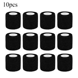5/10/15/20 Black Tattoo Grip Bandage Cover Wraps Tapes Nonwoven Waterproof Self Adhesive Finger Protection Tattoo Accessories