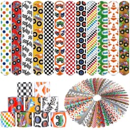 Racing Monster Truck Birthday Party Supplies Tableware Gift Bag Keychain Temporary Tattoos Stickers Balloon Slap Bracelets