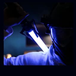 2pcs 2 in 1 Laser Sword Red and Blue Double Swords Role Playing Glowing Weapons Holiday Party Photo Props Kids Toy Gifts