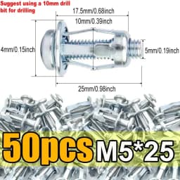 Petal Screw Jack Nuts Screw Anchors Petal Expansion Plugs for Curtain Expansion Clamp Petal Rivet Lock Bolt Board Wall Fasteners