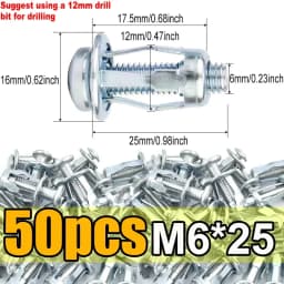 Petal Screw Jack Nuts Screw Anchors Petal Expansion Plugs for Curtain Expansion Clamp Petal Rivet Lock Bolt Board Wall Fasteners