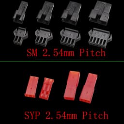 1Box JST SH 1.0 / 1.25mm / PH 2.0 / SM/SYP/XH 2.54mm / VH 3.96mm Pitch Terminal Kit Male Female Housing Pin Header JST Connector