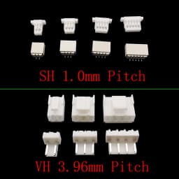 1Box JST SH 1.0 / 1.25mm / PH 2.0 / SM/SYP/XH 2.54mm / VH 3.96mm Pitch Terminal Kit Male Female Housing Pin Header JST Connector