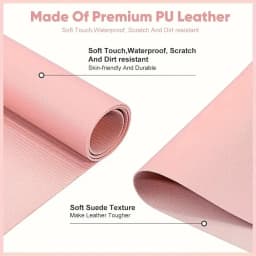 Nail Art Table Mat Soft Foldable Manicure Hand Rest Pad Waterproof Scratch Easy-Clean Office Desk Mat Portable PU Leather Pads