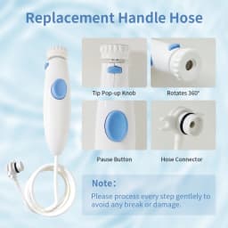 Replacement Hose Handle Tube For Waterpik Water Flosser Oral Irrigator Dental Water Jet For WP-100 WP-150 WP-660 WF Series