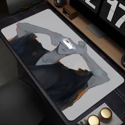 Ichigo Bleach Kurosaki Deskmat Black Rubber Keyboard Laptop Office Mousepad Gamer Gaming Large Mouse Pad 100x50 Extended Carpet