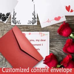 DIY Custom Envelopes Letter, Valentine's Day Letter Customization, Friend Blessing Letters, Company Documents Print, Mail a Lett