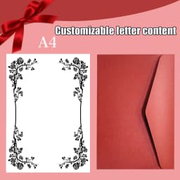 DIY Custom Envelopes Letter, Valentine's Day Letter Customization, Friend Blessing Letters, Company Documents Print, Mail a Lett