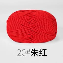 4ply 50g Set Milk Cotton Yarn for Knitting Needlework Dyed Lanas Crochet Craft Sweater Hat Dolls Cost-Effective