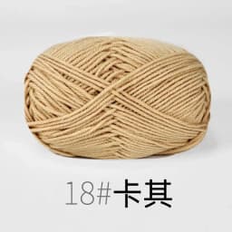 4ply 50g Set Milk Cotton Yarn for Knitting Needlework Dyed Lanas Crochet Craft Sweater Hat Dolls Cost-Effective
