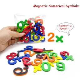 Magnetic Letters Numbers Alphabet ABC 123 Fridge Magnets Plastic Educational Preschool Learning Toy Set Uppercase Lowercase Math