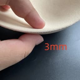 1Pair Large Size Breathable Thin Sponge Chest Pad Soft Skin Friendly Sweat Absorbing Summer Dress Swimsuit Chest Cup